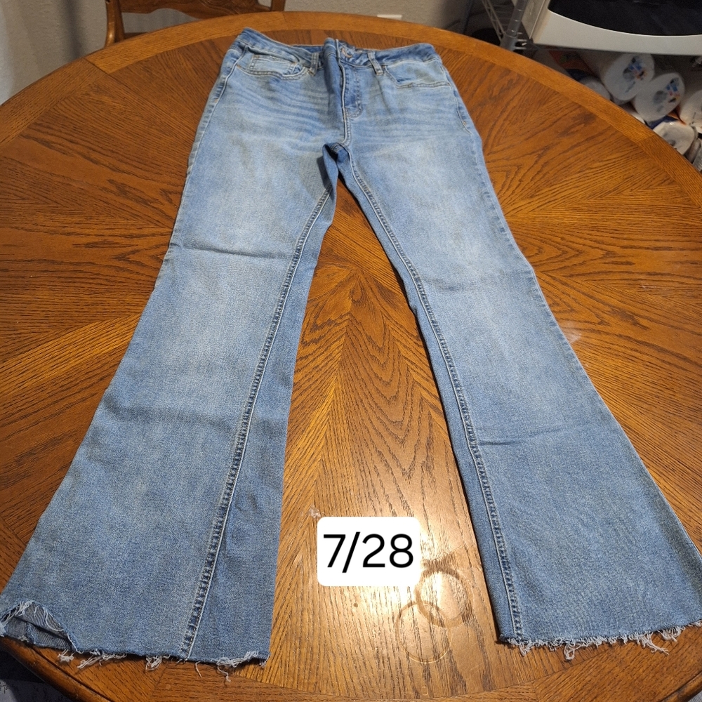 Indigo Rising flare jeans
